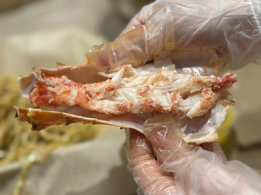 King crab leg