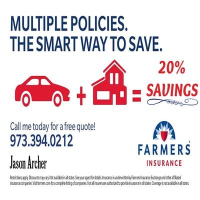 Combine your home & auto for a 20% SAVINGS! [NJ Insurance]