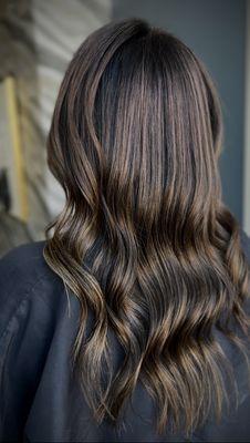 I not only do blondes, but all hair colors as a hair color specialist. I absolutely love a rich chocolate brunette!