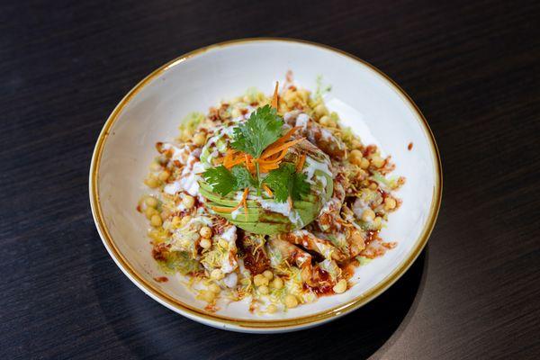 Papdi Avocado Chaat