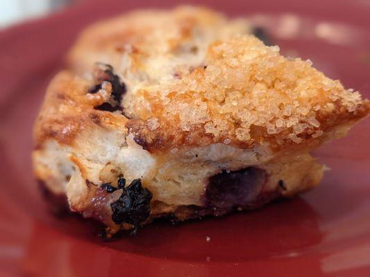 Blueberry lemon scone