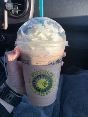 Got this Kona Mocha in their blended form and it is AMAZING!!! Not tooo sweet, but just right!