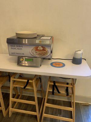 Breakfast pancake station