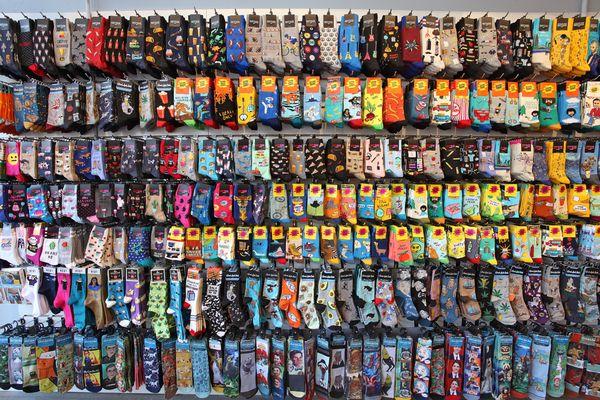 100's of socks for every foot.