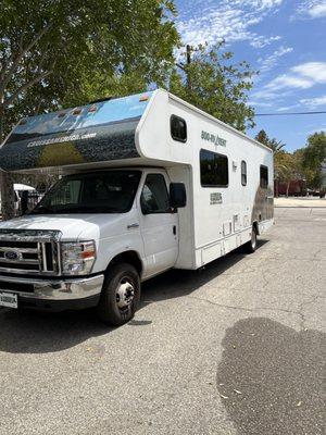 The camper in total darkness!!!!