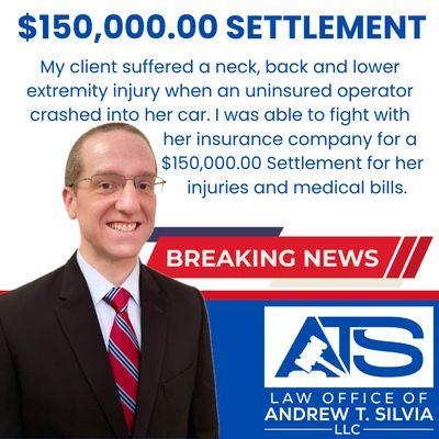 $150,000 Settlement!