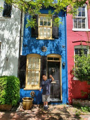 The "Spite House" is the narrowest home in America. At 7 feet wide and 25 feet deep, it has 325 square feet in 2 stories of living space.