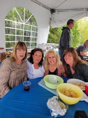 Smiles after enjoying the delicious retirement cake at Costco!