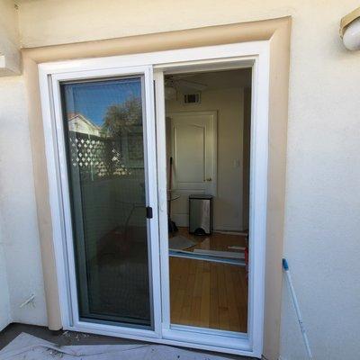 Retrofit patio door replacement
 Torrance, Ca