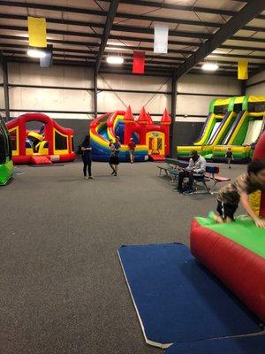 Jumping Jacks. Indoor Bouncing House's simply great for children to go on and get crazy.