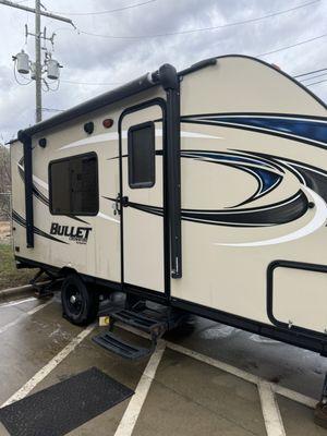 21ft Camper wash & dry