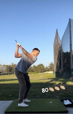 The grind is constant and here is JD committed to his game! Congratulations on your play. Let's tackle the 70's now #golflessons #OCPGI