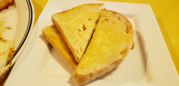 Breadsmitn sourdough bread used at Solly's Grille makes for great buttered toast.