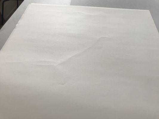 20+ damaged sheets of interleave paper