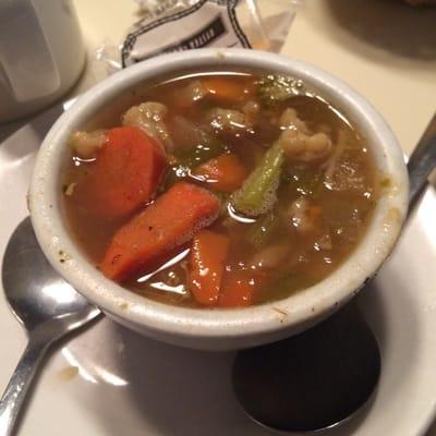 Beef vegetable soup - cup