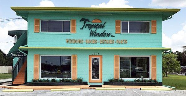 Tropical Window's Homosassa Storefront. Stop by anytime Monday-Friday 8:00-4:00.