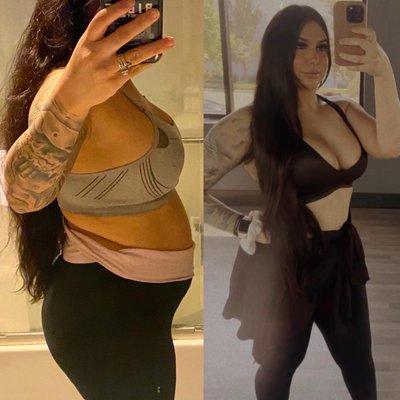 Trainer: Danielle  Instagram for more transformations & work: @mari.Daniella