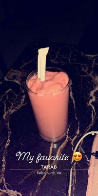 Strawberry banana smoothie