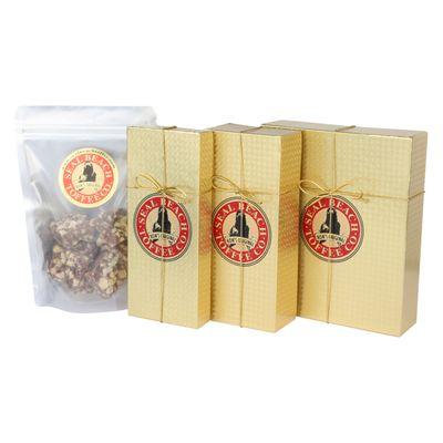 Seal Beach Toffee is available in a variety of sizes to suit any gift-giving occasion.