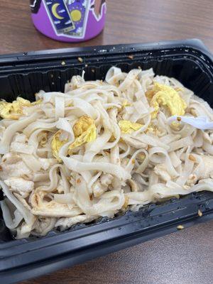 "Chicken pad Thai medium"