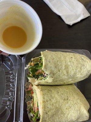 Hummus wrap