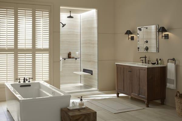 The Choreograph collection by KOHLER is a comprehensive shower system that allows you to design a shower around your needs.