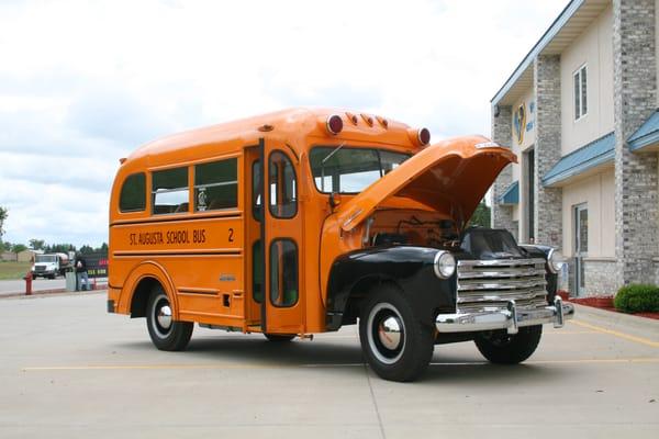 Refurbished original Voigt's School Bus