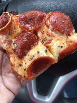 Pepperoni slices