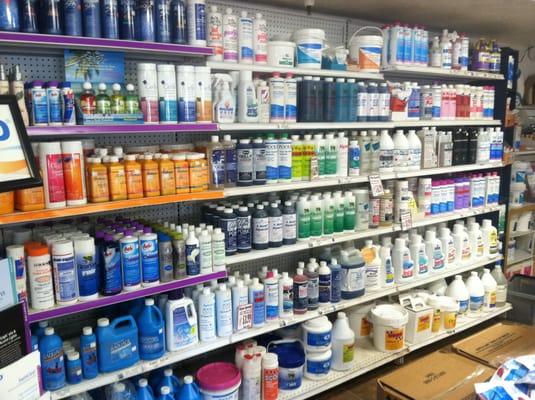 Full line of Pool & Spa Chemicals