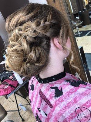 Bridal updo