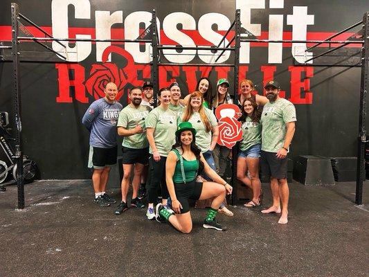 St. Patrick's Day fun at CrossFit Roseville