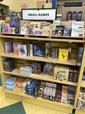 Small Games - we were excited to see Star Realms here!