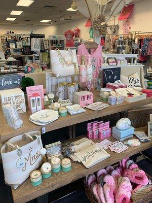 A selection of gifts for engagements, weddings, newlyweds, and bridal parties!