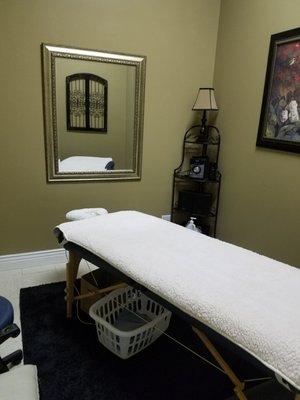 Massage Therapy room