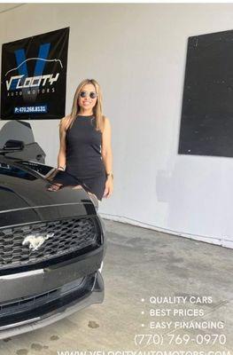 Sima with the 2017 Ford Mustang