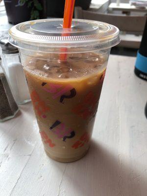 I enjoyed this strong ice coffee