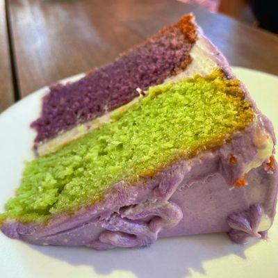 Ube & Pandan Cake