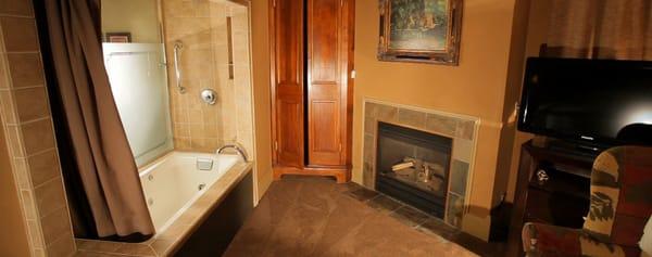 Bathroom of one of our single occupancy suites.