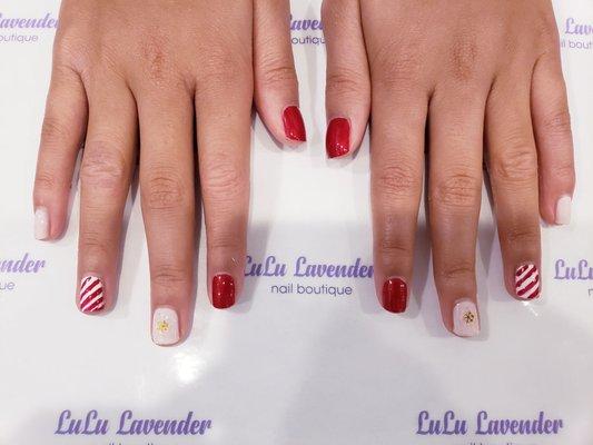 #Holiday nail art#