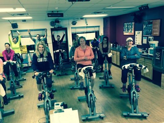 Spin Class with Lights & Music - FUN STUFF!