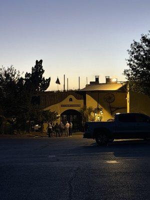 Front entrance of the restaurant