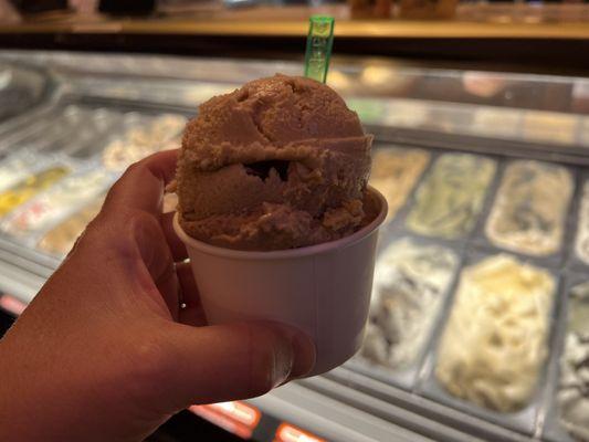 Coffee and chocolate gelato