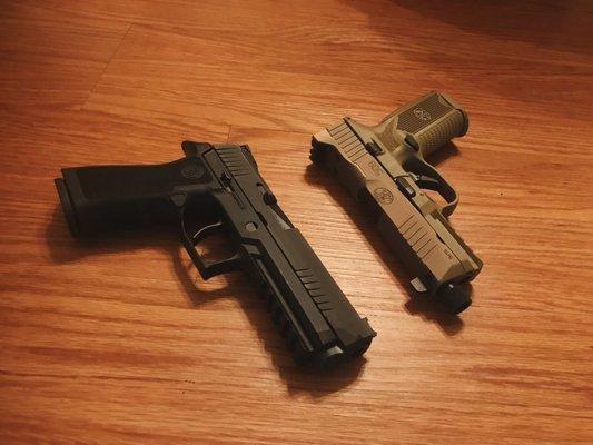 P320 X5 and 509 Tactical