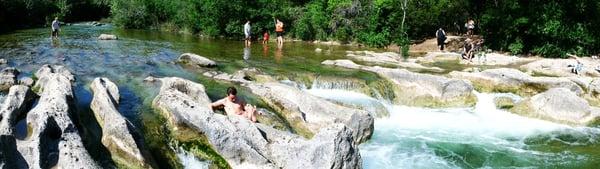 the GREENBELT after a good rain!  Austin's BEST feature!