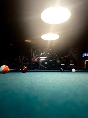 Pool Hall.