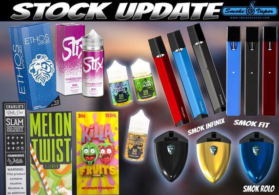 STOCK UPDATE !!! SMOK FIT ! SMOK INFINIX ! SMOK ROLO! MAJESTY MANGO SALTNIC 30ML! FROZEN HULK TEARS SALTNIC 30ML! HULK TEARS SALT NIC 30ML !