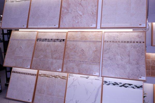 Wall tile selection