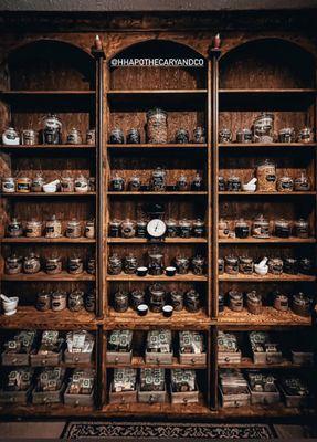 HH Apothecary & Co. Tea Wall