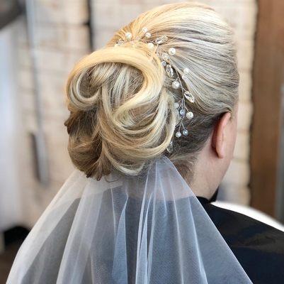 Wedding updo starting @ $75+ call (626)200-0169 to book