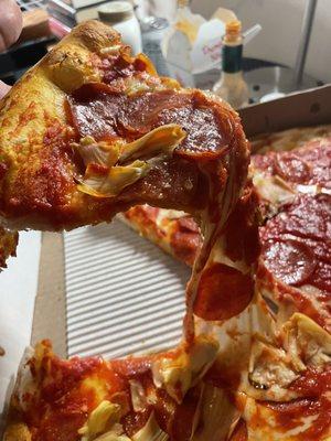 Slice of Upside Down Pizza